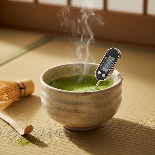 La ciencia de la temperatura del matcha