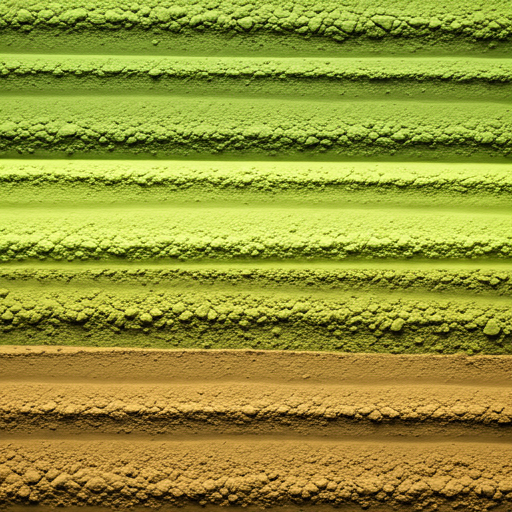 Diferentes grados de matcha